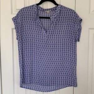 Women’s Pleione Short Sleeve Patterned Blouse Sz:S